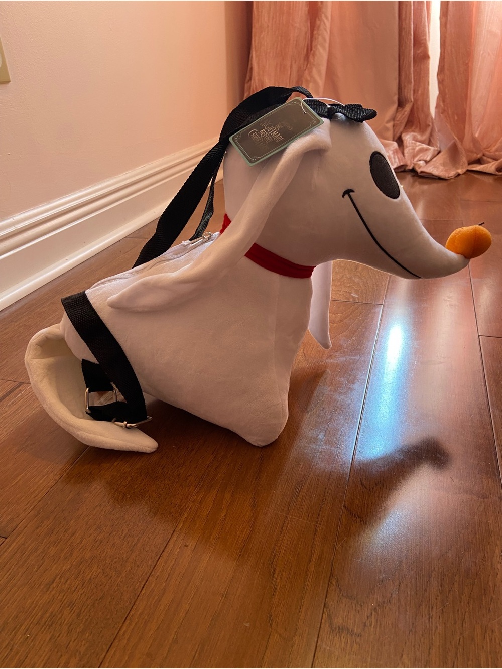 Disney Nightmare Before Christmas Zero Plush Backpack - Picture 2 of 8